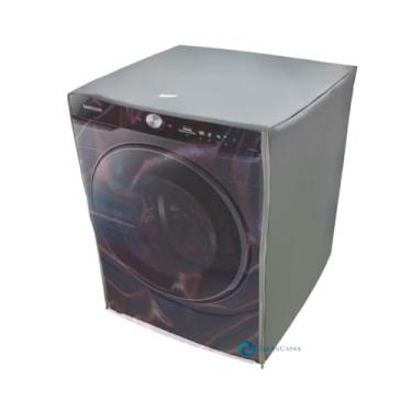 Imagem de CAPA PARA LAVA E SECA SAMSUNG 18kg WD18T SMART TRANSPARENTE (CINZA)