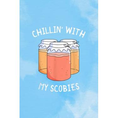 Imagem de Reading List Book - Chillin With My Scobies Funny Kombucha Lover Scoby Pun Gift