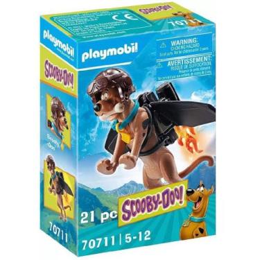 Imagem de Brinquedo Figura Playmobil Boneco Scooby Doo Piloto 70711 - Sunny