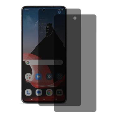 Imagem de VIESUP Pacote com 2 protetores de tela de privacidade Motorola ThinkPhone de vidro temperado - [Sem bolhas] [Fácil de instalar] [Resistente a arranhões] Película antiespião