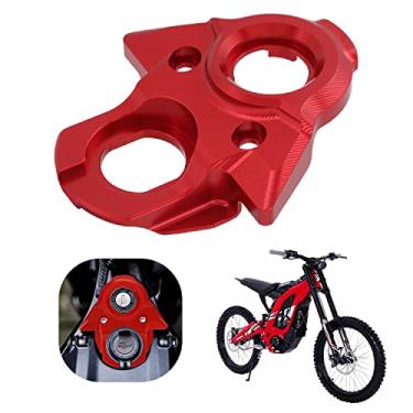 Imagem de Funparts Capa para chave de ignição Surron, anel de interruptor de ignição CNC para bicicleta suja elétrica Surron Sur Ron Light Bee X/S/LBX Segway X260 X160 vermelha