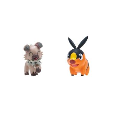 Imagem de Jazwares Pokemon Battle Figure Pacote com 2 - Tepig & Rockruff - 95007 Wave 14