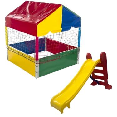 Imagem de Piscina de Bolinhas + Escorregador Médio