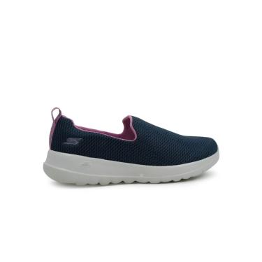 Imagem de Sapatilha Skechers Go Walk Joy feminino, Azul Escuro / Roxo, 39