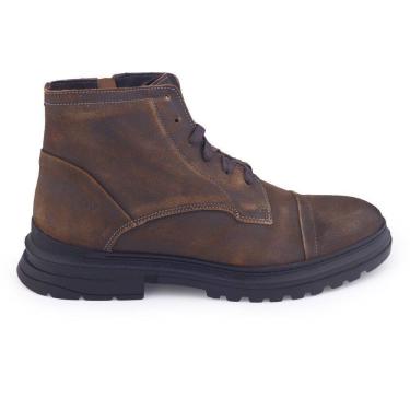 Imagem de Bota Masculina Democrata Garage Eron 528102 Couro Marrom