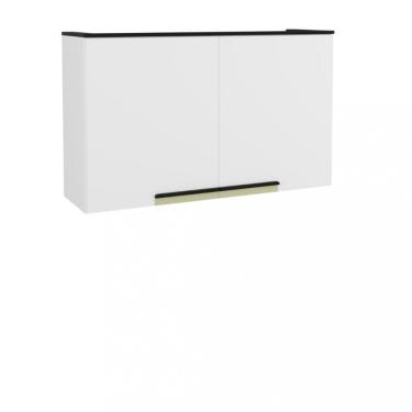 Imagem de Armário Aéreo 2 Portas 120cm Manhattan Herval - Branco Artico
