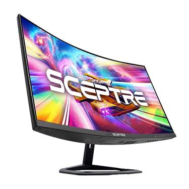 Imagem de Sceptre Monitor de jogos curvo de 27 polegadas até 240Hz DisplayPort HDMI 1ms 99% sRGB alto-falantes embutidos, máquina R1500 preta 2023 (C275B-FWT240)