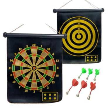 Imagem de Jogo De Dardos Magnético 41x48cm Alvo Profissional 6 Dardos