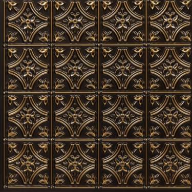 Imagem de From Plain To Beautiful In Hours 150 resmas góticas de PVC 60 x 60 cm, embalagem com 50, ouro antigo, 50 peças