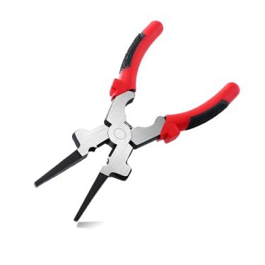 Imagem de Ohleats Alicate de soldagem MIG de 20 cm, alicate multifuncional de soldagem de aço carbono com alça isolada, alicate de corte de fio antiderrapante para raspar fio de desenho e respingos, acessórios