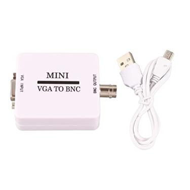 Imagem de Mini Hd Vga para Bnc 1920x1080 Conversor de Vídeo Usb Monitores Adaptador de Vídeo, Pequeno e Leve para Computadores de Tvs Hdtv de áudio Doméstico