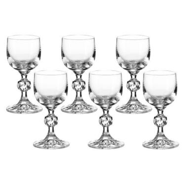Imagem de Taça de Cristal Bohemia Para Licor 50 ml Claudia/Sterna 6 Peças - Bohe