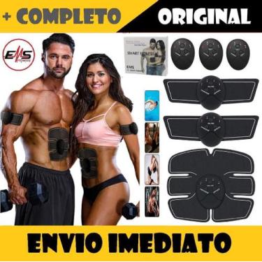 Imagem de Tonificador Muscular Abdominal Cinta Estimulador Braço Perna - Leffa S