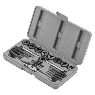 Imagem de Jogo Vira Macho E Porta Cossinete Kit C/ 20 Peças M3 A M12 - EDA