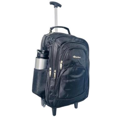 Imagem de Mochila De Rodinhas Escolar Masculina/Feminina Reforçada - Bezzter
