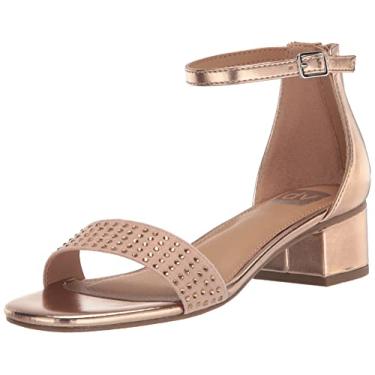 Imagem de DV Dolce Vita Sandália feminina de salto Glamour, Ouro rosa, 5 Big Kid