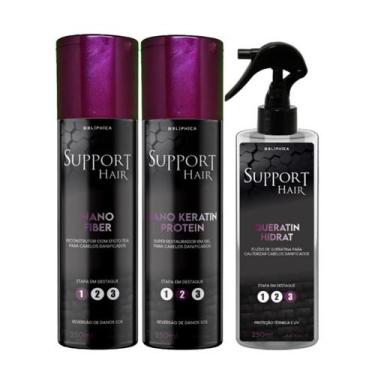 Imagem de Support Hair Restauração Intensiva Obliphica Kit