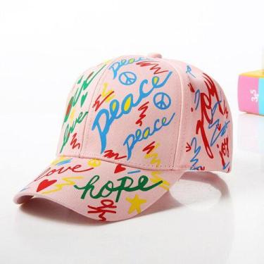 Imagem de Boné Infantil Unissex Algodão Graffiti RANAWEELA JH2030 - ElaShopp