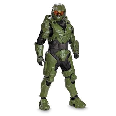 Imagem de Disguise Fantasia masculina Master Chief Infinite Ultra Prestige para adultos, fantasia oficial de Halo Master Chief para adultos, Master Chief, Medium (38-40)