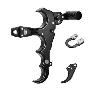 Imagem de DD Liberação de arco e flecha Liberação de polegar rotativo de 360° para arco composto (liberação de 3 ou 4 dedos)