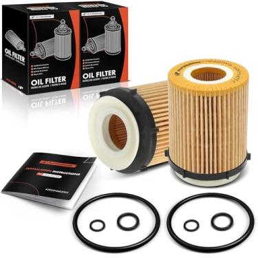 Imagem de A-Premium Filtro de óleo de proteção 2-PC 10K Miles compatível com Mercedes-Benz C300, C350e, E300, E350, Sprinter 1500, Sprinter 2500, GLA250, GLB250, GLC300, GLC350e, GLE350 e Infiniti &