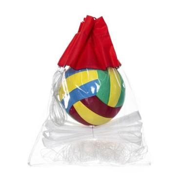 Imagem de Kit Vôlei Recreação Evo Sports 5 Metros Branco