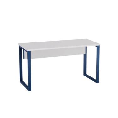 Imagem de Mesa Diretora Tubular P25 Pandin 1,7 M Cinza e Azul Del Rey