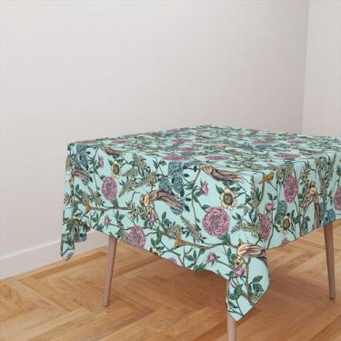 Imagem de Toalha De Mesa Quadrada 4 Lugares Tecido Oxford Floral - Core Decore