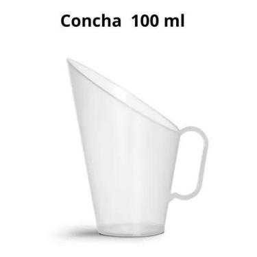Imagem de Kit 5 Conchas Plástica Para Cereais Doces Grãos 100ml - BOLIVAR