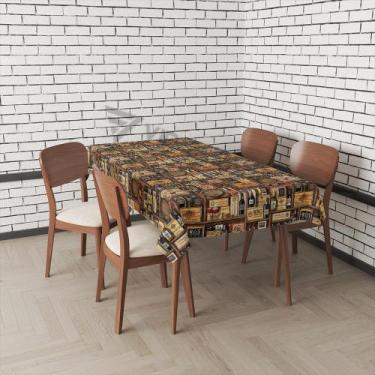 Imagem de Toalha De Mesa Retangular Impermeavel Termica Estampa Adega - Vip Capa