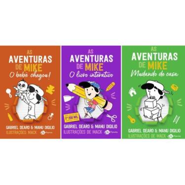 Imagem de Kit Com 3 Livros: As Aventuras De Mike 2, 3 E O Livro Interativo - Pla