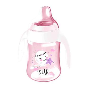 Imagem de Copo Star Bico Silicone Lolly Kinddy 250ml Rosa