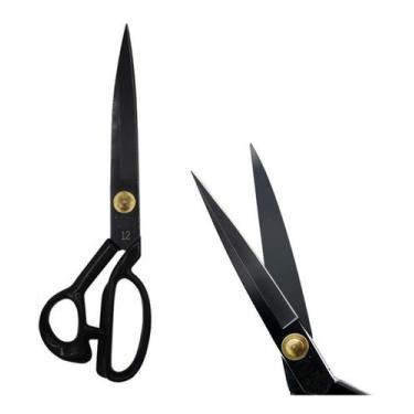 Imagem de Tesoura Costura Alfaiate Tecidos Modelagem 30cm Titânio - Yoke, Costur