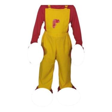 Imagem de Macacão Fofão + Blusa, INFANTIL,TRENZINHO DA ALEGRIA - Palhaçaria & Ci