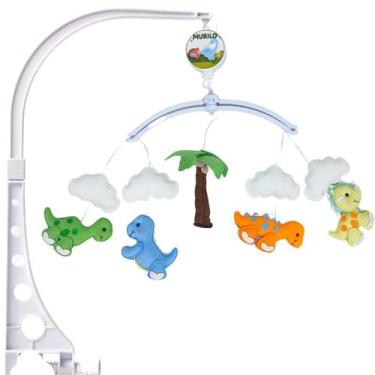 Imagem de Mobile musical e giratorio dinossauro brinquedo bebe - PEQUENINOS MOBI