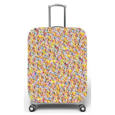 Imagem de Capa para mala de viagem M, medidas max C40x A59 x P27cm Confeitos Bol