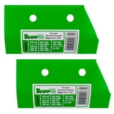 Imagem de Jogo De Facas Lâminas Para Triturador Trf (40 A 400) Trapp