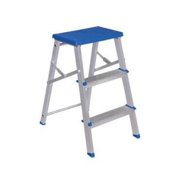 Imagem de Escada Banqueta em Alumínio 5107 MOR