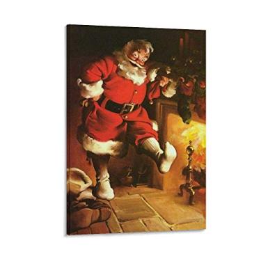 Imagem de Arte Maníacos Quadro Decorativo em Tela Canvas Dog Casaco - 30x30cm