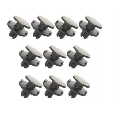 Imagem de 10 Presilha Defletor Nissan Kicks Sentra 2013 2023 - achei presilhas