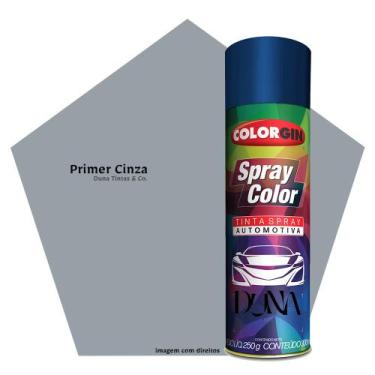 Imagem de Tinta Spray Automotiva Colorgin Premium 300ml Primer Cinza