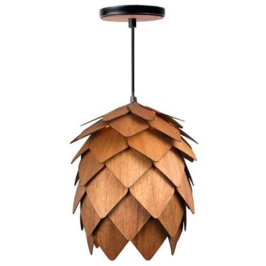 Imagem de Lustre Pendente Lúpulo em Madeira - JEQUETIBA - Love Loft