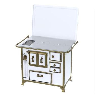 Imagem de Fogao a Lenha Venax n 2 Renaissance Chapa de Aluminio Branco Cald, SAI