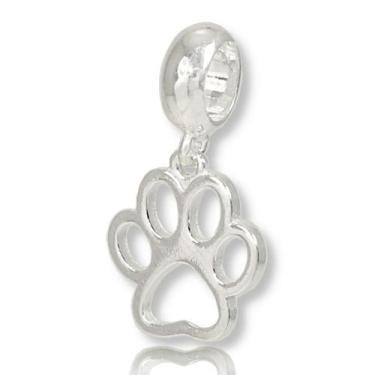 Imagem de Berloque Charm Pata Patinha Pet Prata Legitima 925 - Lojas La&Ny, 2, P