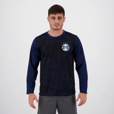 Imagem de Blusão Grêmio Effects Marinho - Natural Cotton, P