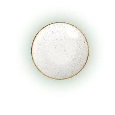 Imagem de Prato Raso Rústico Marrom em Porcelana 25 cm Tramontina 