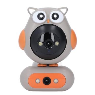 Imagem de Câmera de Vigilância, Visão Panorâmica de 360 ​​graus 1080P Lente Dupla Câmera de Segurança Doméstica para Uso Doméstico