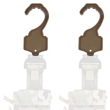 Imagem de WoSporT Gancho tático para cinto Cobra Airsoft acessórios de exibição de armazenamento gancho para pendurar organizar acesso rápido (pacote com 2)