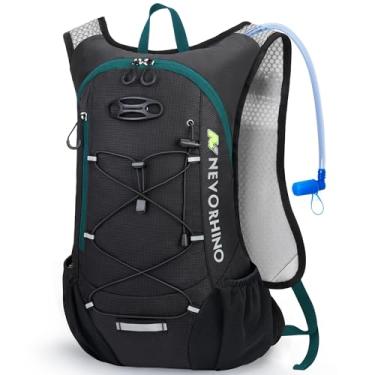 Imagem de Mochila de hidratação leve, mochila de corrida com bexiga de água de 2L, mochila de água hidro para ciclismo, caminhada, rave para homens e mulheres