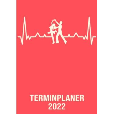 Imagem de Terminplaner 2022: DIN A4 Kalender von 01/2022 - 12/2022 1 Tag = 1 Seite mit großem Tageskalender und großartiger Übersicht. Monatsübersicht, ... in diesem Kalenderbuch / Herzschlag Tanz Paar